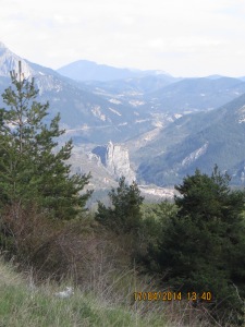 Castellane from the Col