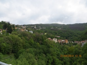 Brutal hills north of Genova