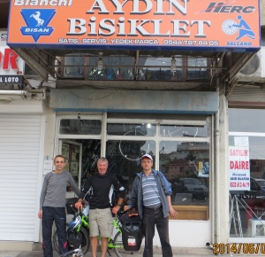 My visit to Bike shop in Carsamba